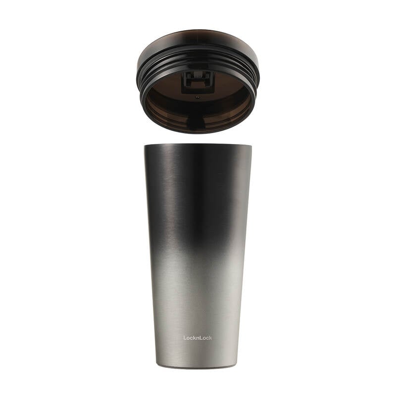 Bình Giữ Nhiệt LocknLock Metro Studio 540ml - Màu Ombre Đen Bạc - LHC4279NBLK, , large image number null